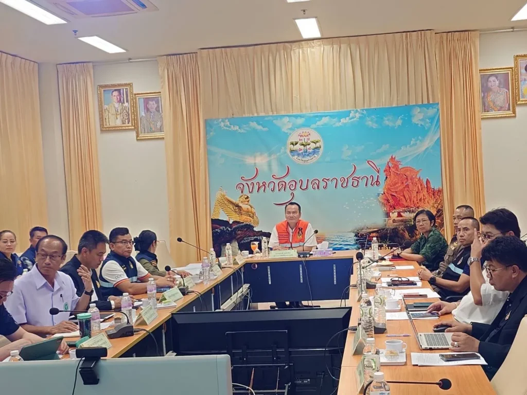 อบจ.อุบลฯ เข้าร่วมประชุมติดตามสถานการณ์อุบัติเหตุทางถนนช่วงสงกรานต์ 2569 เน้นวิเคราะห์ข้อมูลลดความสูญเสีย