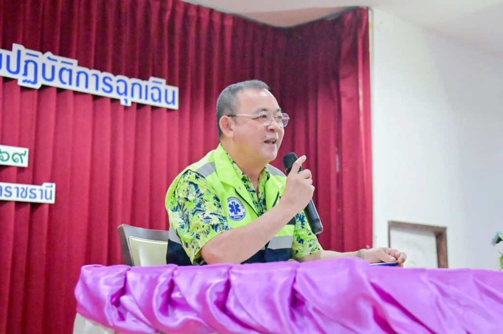 อบจ.อุบลฯ เปิดอบรมฟื้นฟูบุคลากรหน่วยฉุกเฉิน รุ่นที่ 5/2569