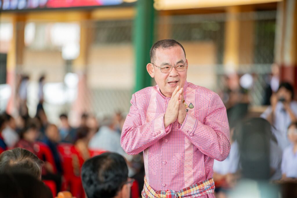 นายกฯ กานต์ มอบนโยบายการศึกษา เปิดประชุมผู้ปกครองโรงเรียนพิบูลมังสาหาร