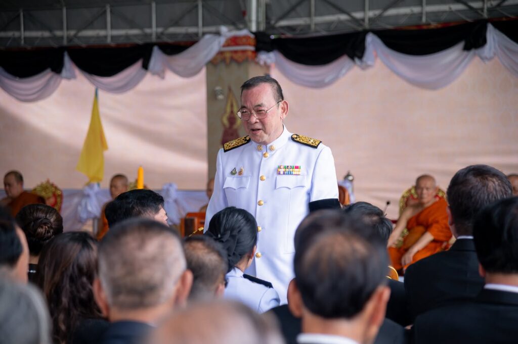 นายก อบจ.อุบลฯ พร้อมคณะ ร่วมพิธีพระราชทานเพลิงศพ “นายเกรียง กัลป์ตินันท์”