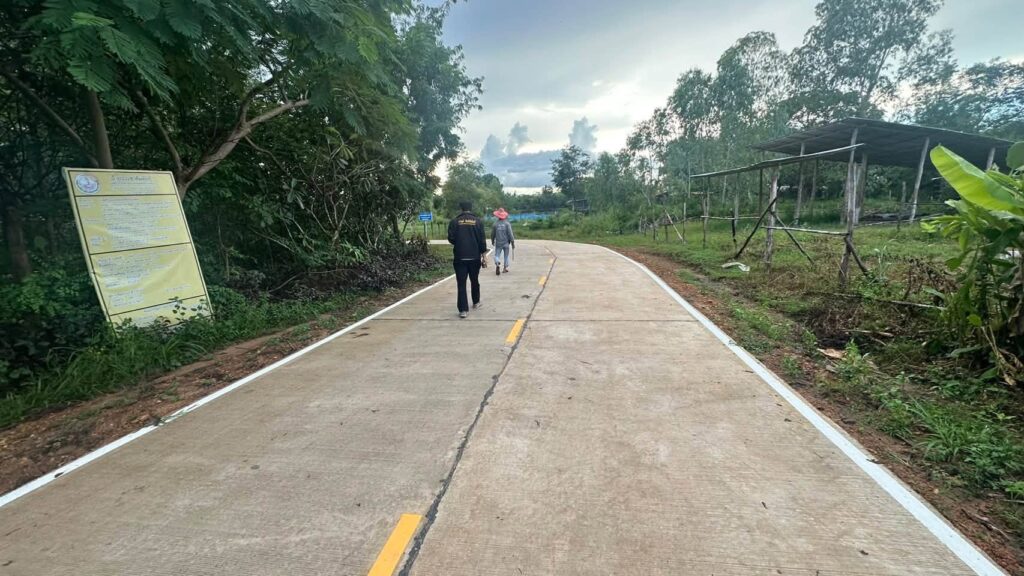 อบจ.อุบลฯ ลงพื้นที่ตรวจรับงานโครงสร้างพื้นฐาน 9 โครงการ